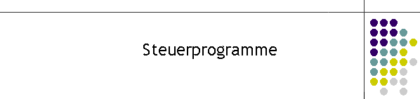 Steuerprogramme